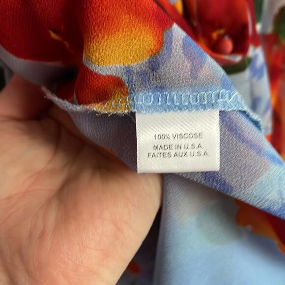 MISA Marsala Floral Shirtdress - Picture 14 of 16